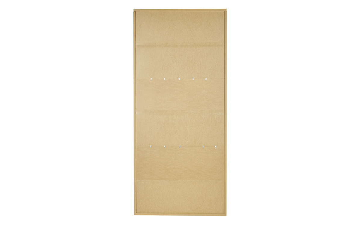 Biblioth�que finition bois clair ch�ne L92 cm NAGANO