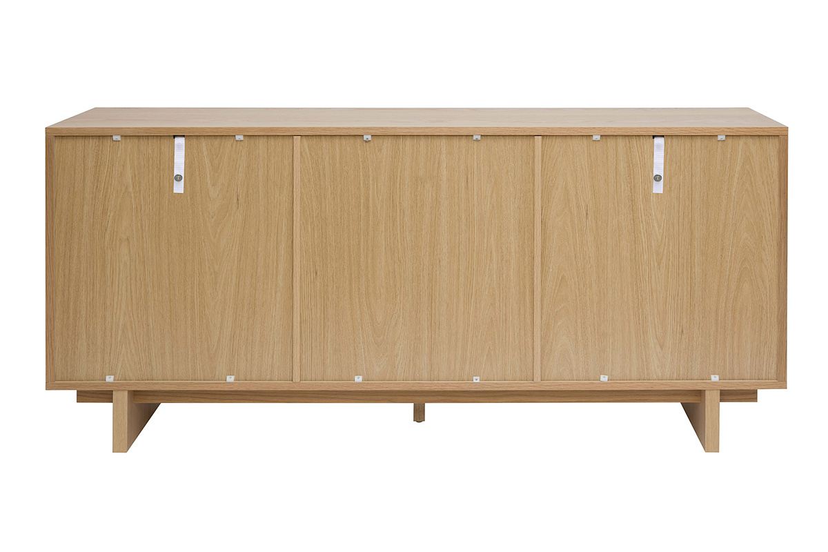 Buffet en bois clair ch�ne L160 cm ZAO