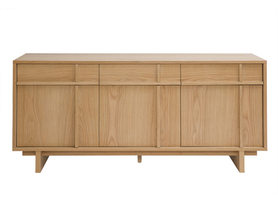 Buffet en bois clair ch&ecirc;ne L160 cm ZAO