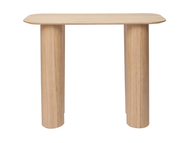 Console design en bois clair L100 cm FOLEEN