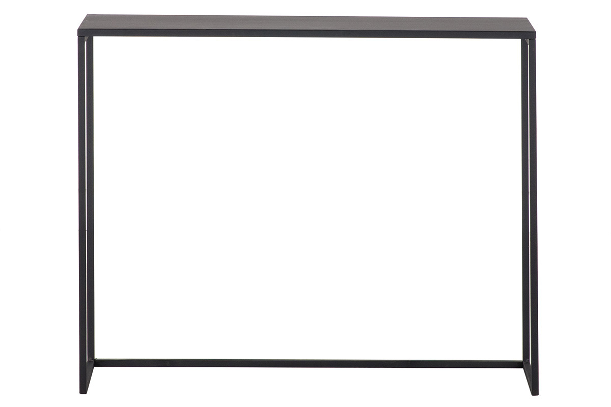 Console industrielle en m�tal noir L100 cm KARL