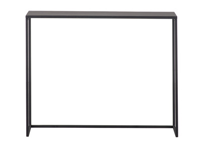 Console industrielle en m&eacute;tal noir L100 cm KARL