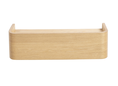 Etag&egrave;re murale bois clair fr&ecirc;ne L48 cm HOPE