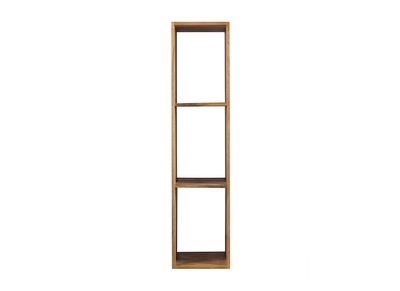 &Eacute;tag&egrave;re murale industrielle en bois manguier massif L28 cm YPSTER