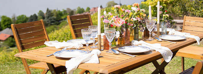 Table de jardin