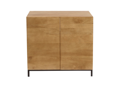 Meuble de salle de bain en bois manguier massif L80 cm YPSTER