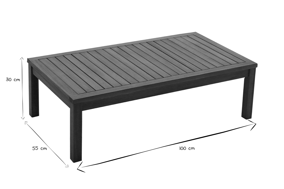 Salon de jardin d'angle 6 places en bois massif avec coussins d�houssables beige naturel BELIZE
