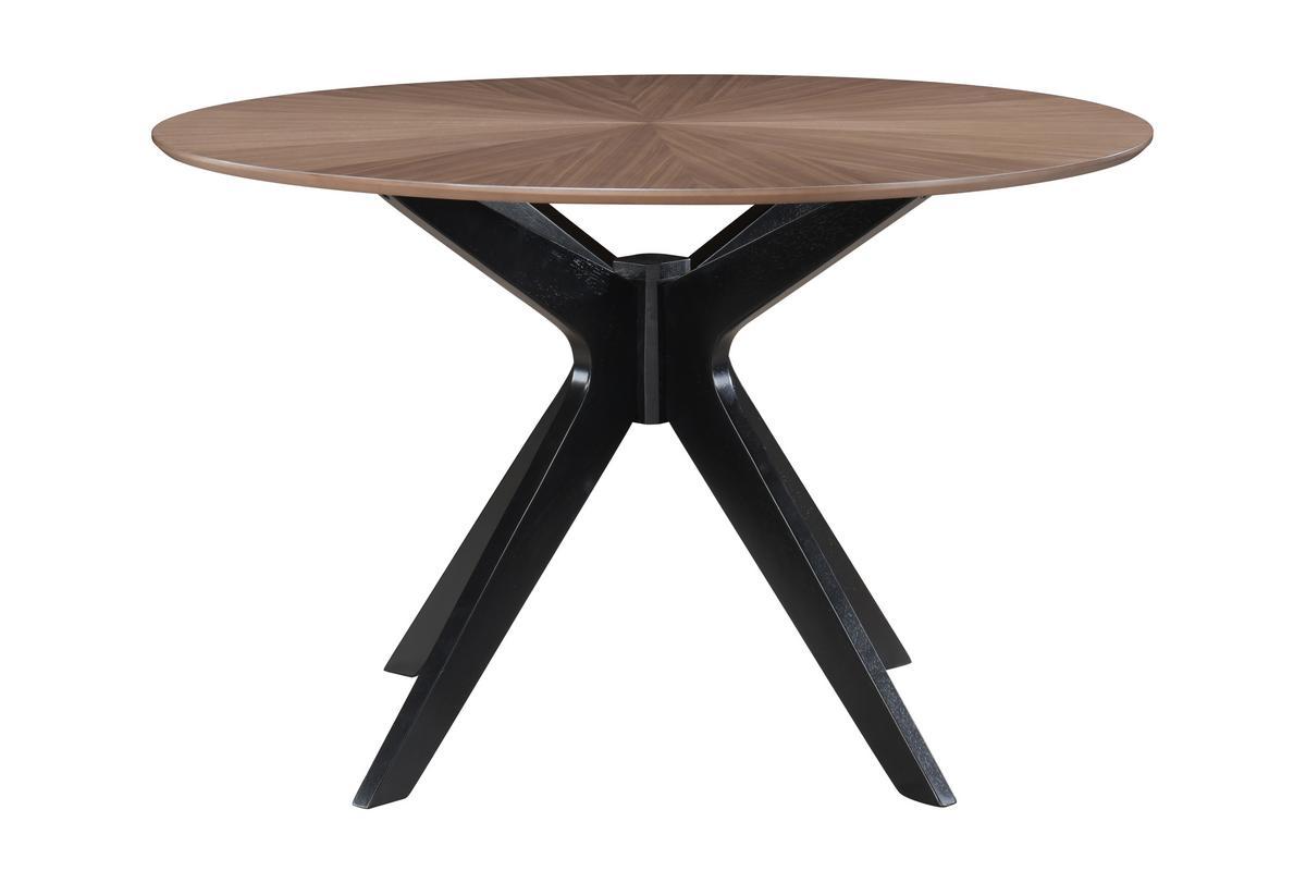 Table � manger design ronde noyer D120 cm DIELLI