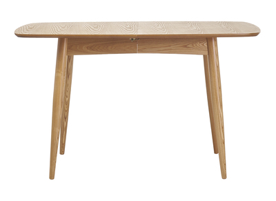 Table &agrave; manger extensible rectangulaire en bois clair L130-160 cm NORDECO