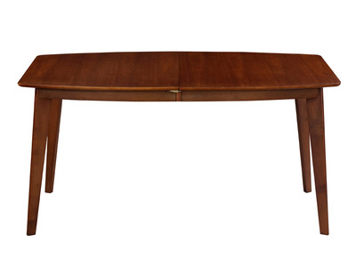 Table &agrave; manger extensible scandinave noyer L150-200 cm LEENA