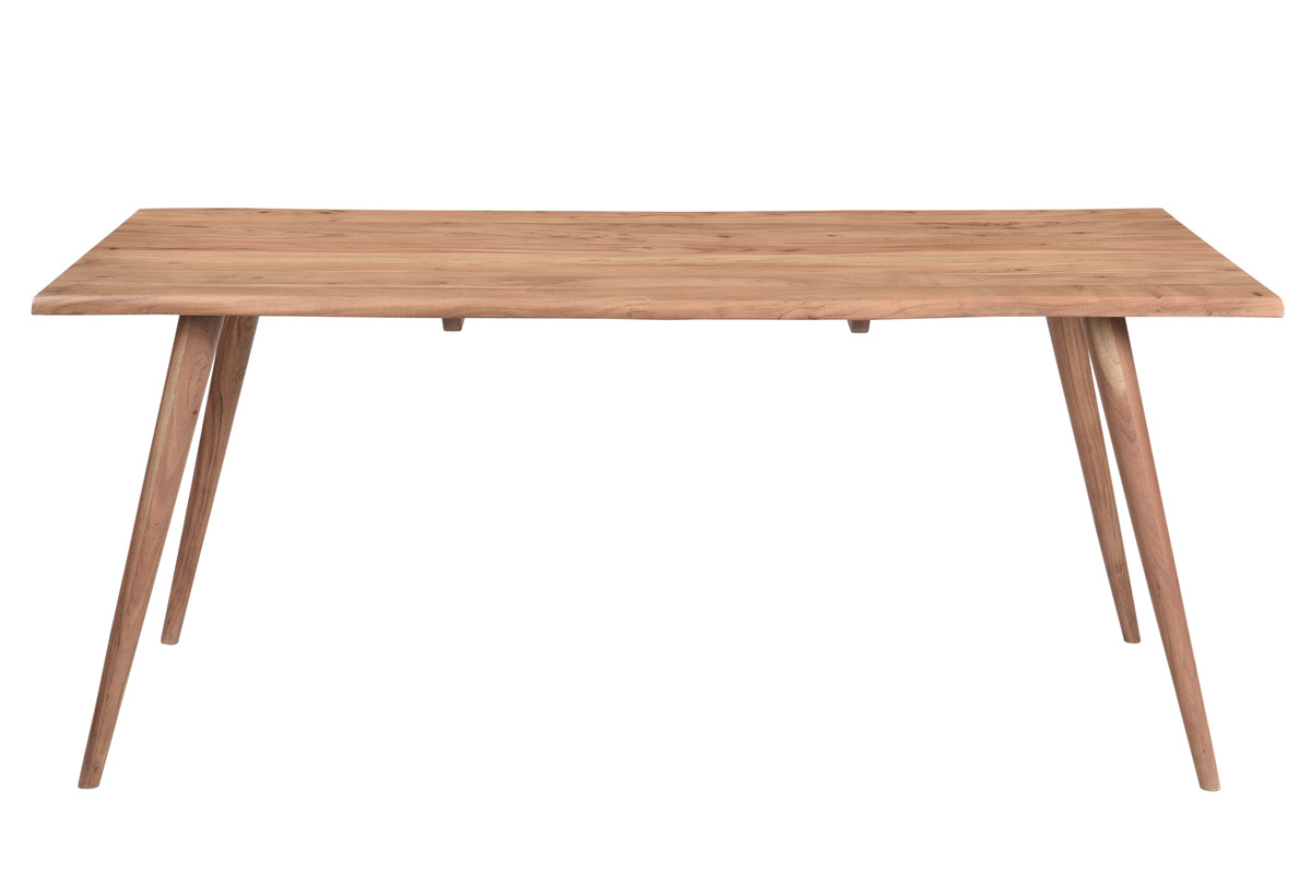 Table � manger rectangulaire en bois massif L175 cm SAVANA