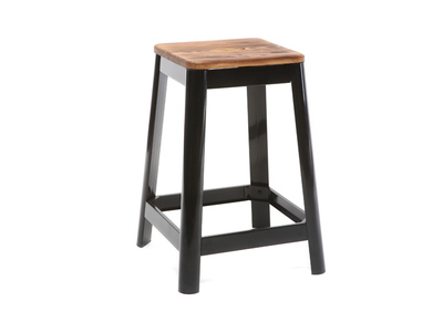 Tabouret de bar industriel noir 65 cm NICK