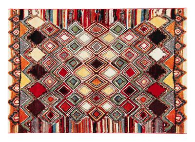 Tapis &agrave; motifs multicolore 160 x 230 cm HOLI