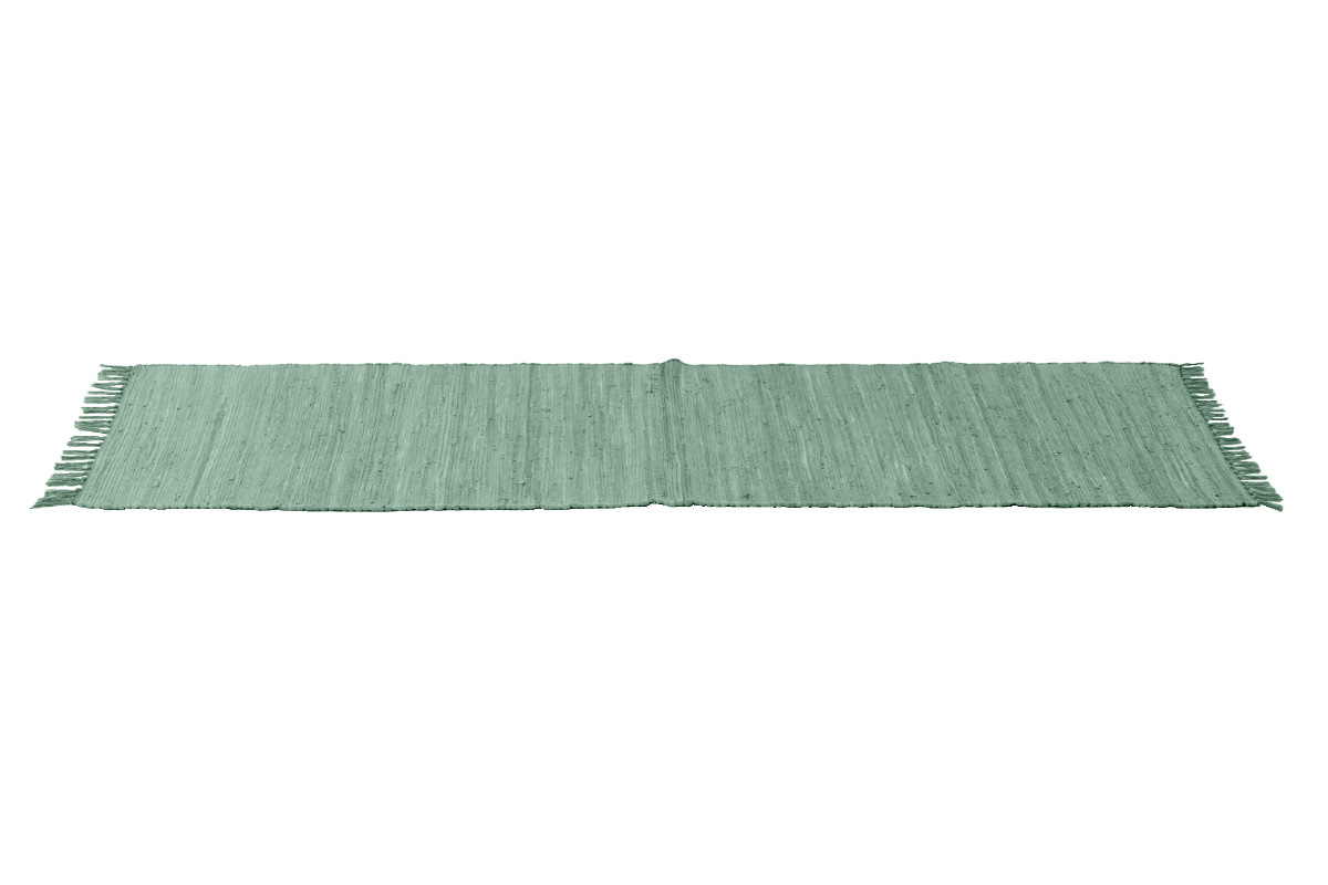 Tapis de couloir vert c�ladon 60 x 200 cm AUBAGNE