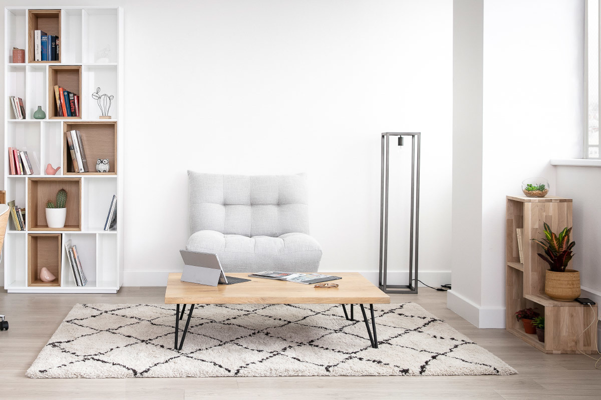 Tapis polypropyl�ne beige 160 x 230 cm BERBERE