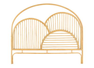 T&ecirc;te de lit d&eacute;co en rotin naturel L160 cm PAHOLA