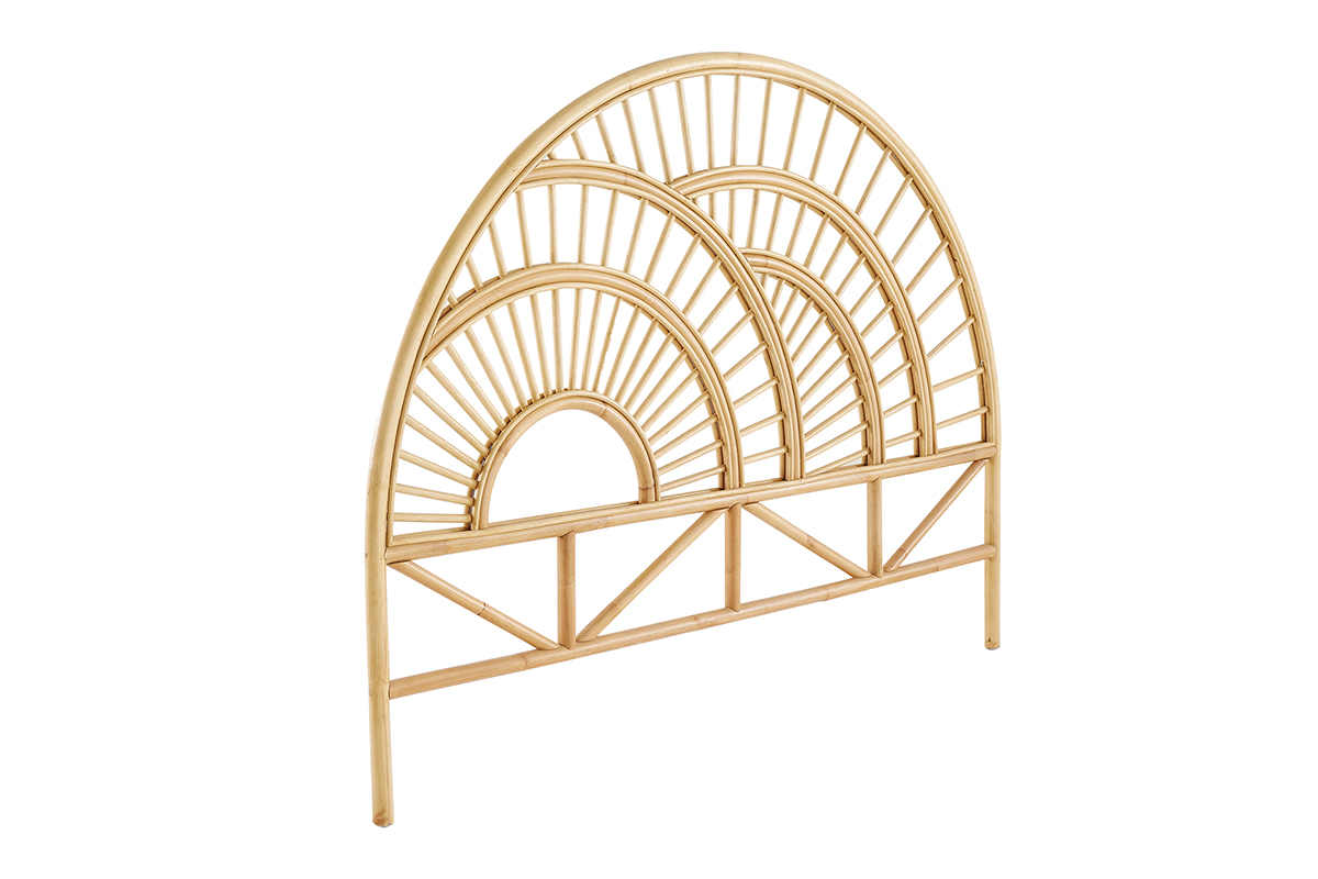 T�te de lit d�co en rotin naturel L160 cm SUNNY