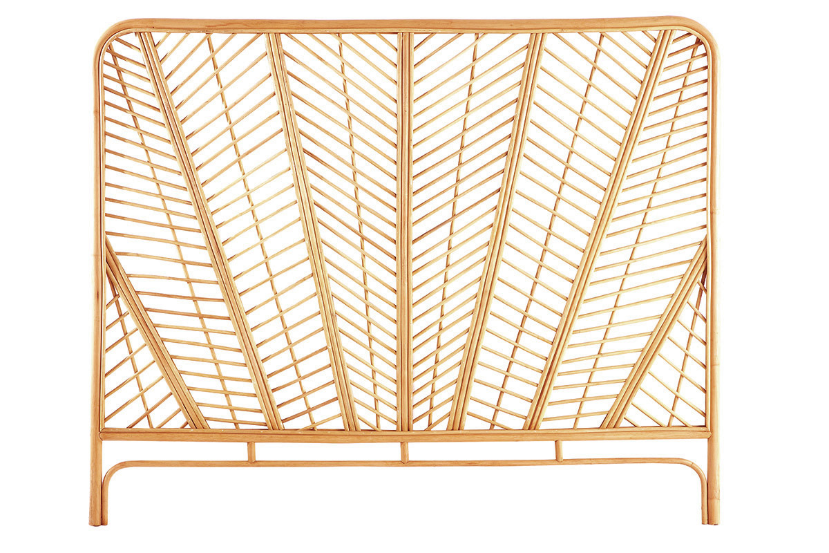 T�te de lit en rotin L162 cm GALON