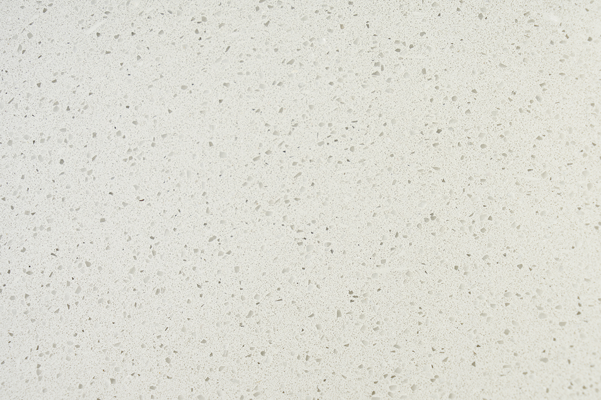 Vasque ronde en terrazzo gris D40 cm, vue de dessus montrant sa texture et ses motifs naturels.